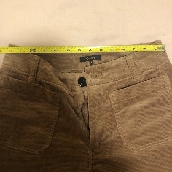 Brown Corduroy Wide-Leg Pants - Picture 6 of 6